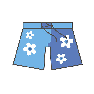 夏威夷短裤品牌图片下载