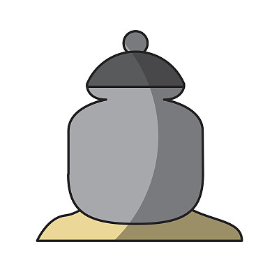 糖罐孤立图标图片下载