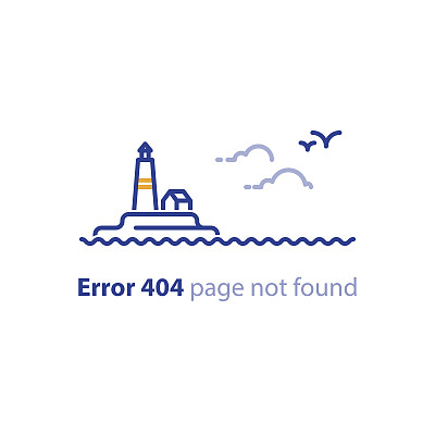 404错误页面：网页未找到素材图片