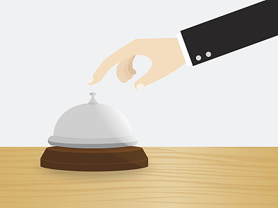 商家按铃服务，吸引注意图片下载