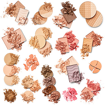 一套眼影，粉和腮红图片下载