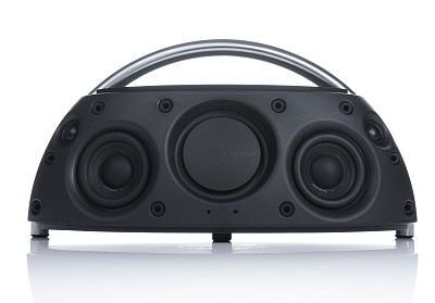 白色背景蓝牙扬声器图片下载