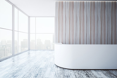 木质内饰，设有接待处图片下载