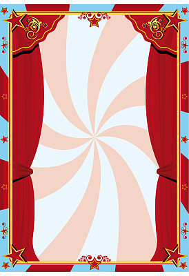 马戏团的窗帘图片下载