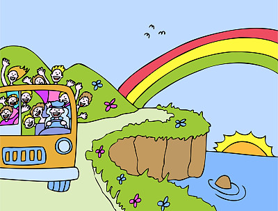 阳光巴士海洋游图片下载