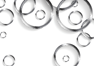 技术抽象背景与金属圈素材图片