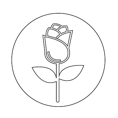 玫瑰图标图片下载