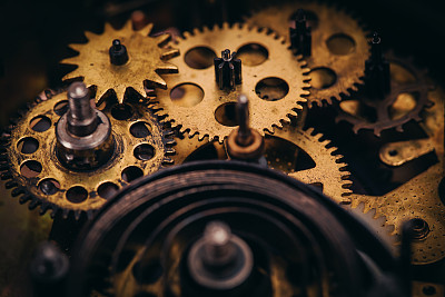 齿轮的时钟图片下载