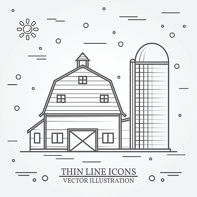 美国农场的标志图片下载