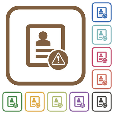 联系警告简单图标图片下载