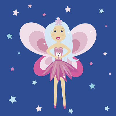 牙仙矢量图图片下载