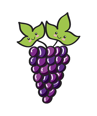 卡哇伊水果设计素材图片