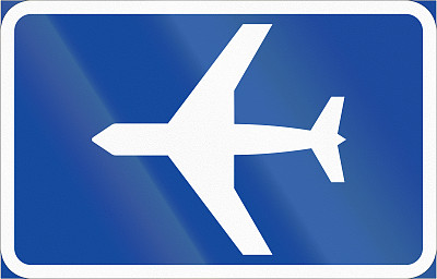 瑞典使用的路标-机场图片下载