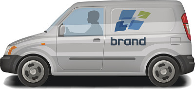 汽车，车辆，货车图标。发货，货物运输，运输，交通身份。矢量图图片下载