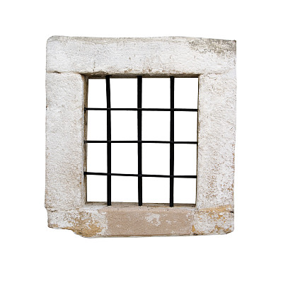 一个古老的牢房的窗户图片下载