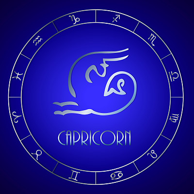 占星术Capriporn迹象素材图片