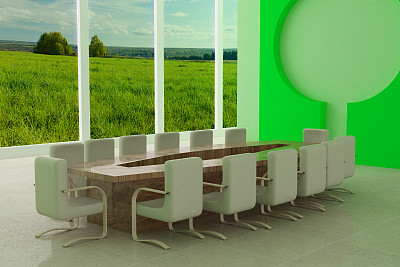 会议大厅。3 d图像。图片下载