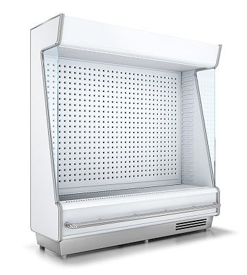 清空没有架子的商用冰箱图片下载