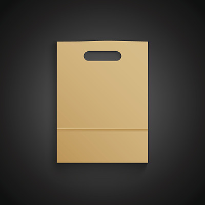 棕色纸袋模型的品牌图片下载