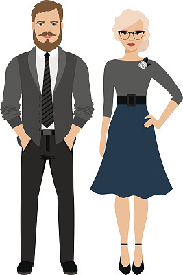 商业时尚情侣图片下载