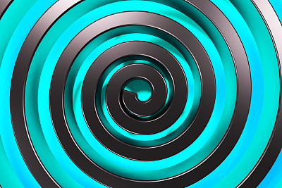 黑暗的同心螺旋在发光的背景图片下载