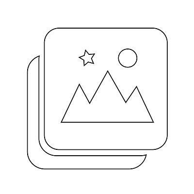 图片画廊相册图标插图设计图片下载