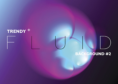 彩色抽象梯度模糊。时尚活力流体颜色。设计元素与文本复制空间。图片下载