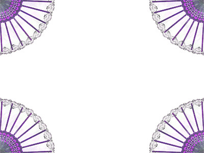 手扇抽象框架边框背景图片下载