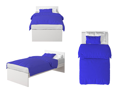 单人床图片下载