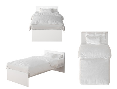 单人床图片下载