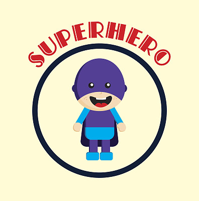 超级英雄的卡通人物图片下载