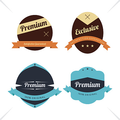 复古产品质量标签图片下载