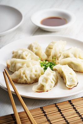 煎饺素材图片