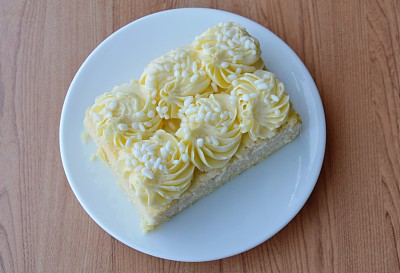 香草奶油蛋糕图片下载