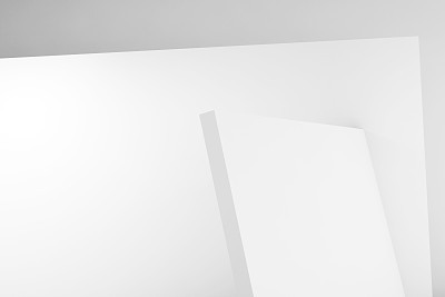 空白的室内设计。三维渲染图片下载