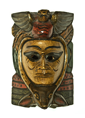 民族木头面具图片下载