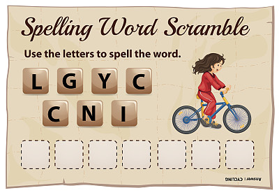 拼字游戏与单词循环图片下载