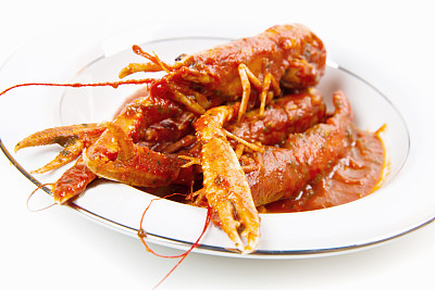 番茄酱对虾图片下载