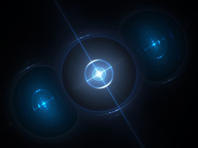 蓝色发光过去现在未来的概念图片下载