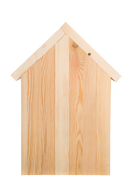 小木鸟舍孤立图片下载