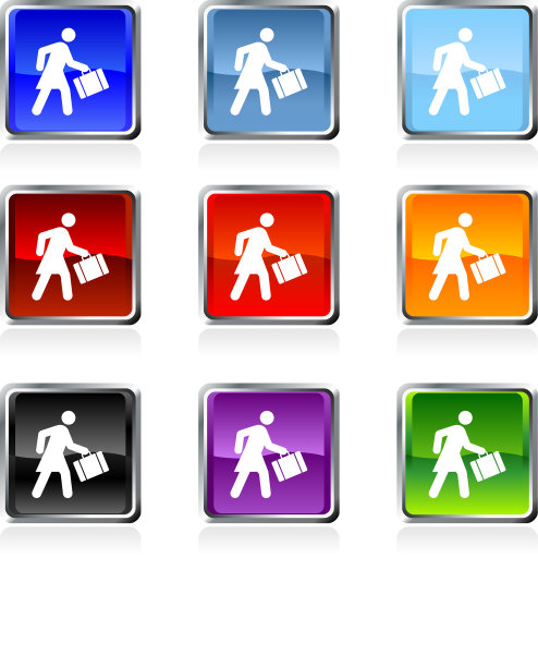 商业女性皇室免费矢量艺术九种颜色图片下载