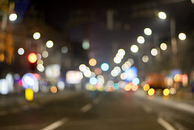 Streetlife散景的形象。图片下载