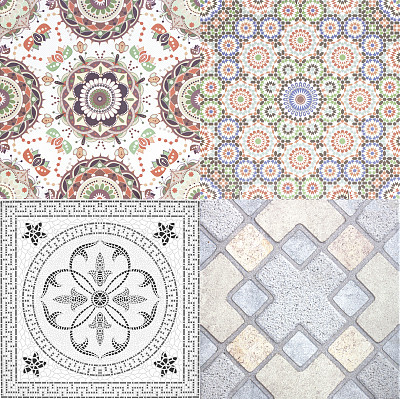 瓷砖背景建筑构造图片下载