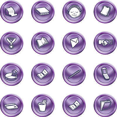 业务和办公室图标。图片下载