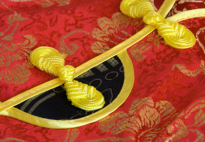 中国服装的特写图片下载