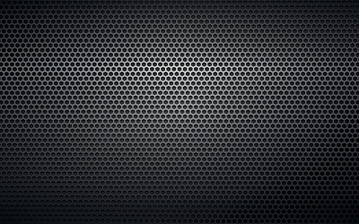 黑色穿孔金属背景纹理素材图片