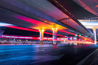 城市交通与城市景观图片下载