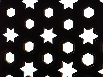 从印度拉贾斯坦邦宫殿中妇女的住处看过去图片下载