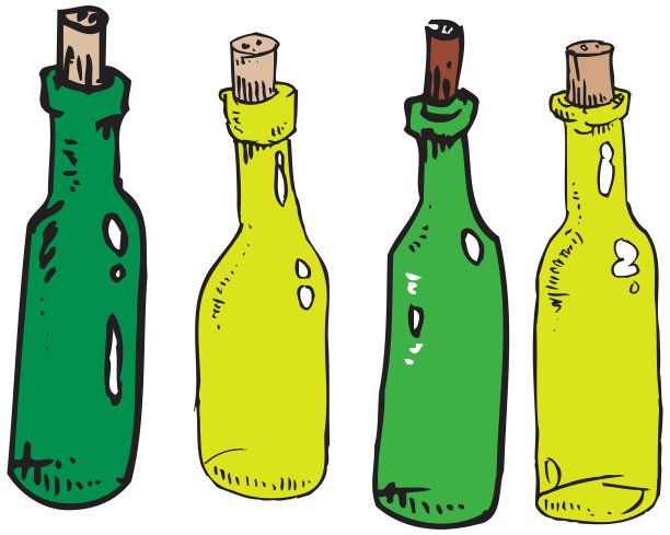酒瓶(插图)图片下载