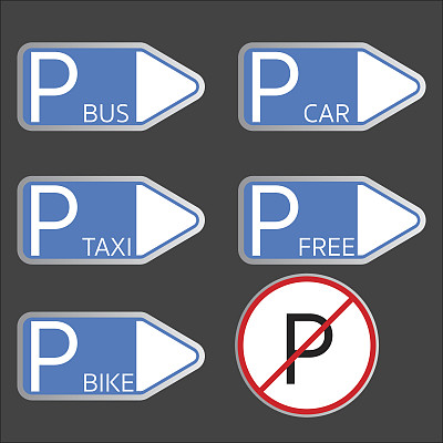 停车标志图片下载